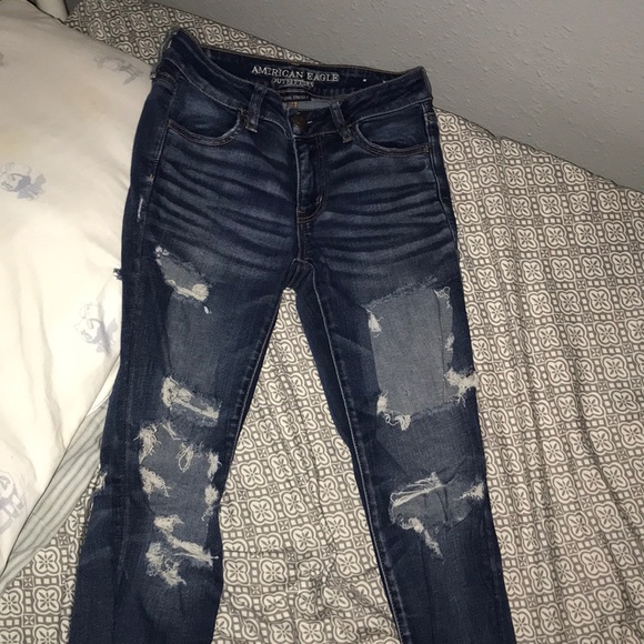 American eagle  skinny ripped jeans - Picture 2 of 2